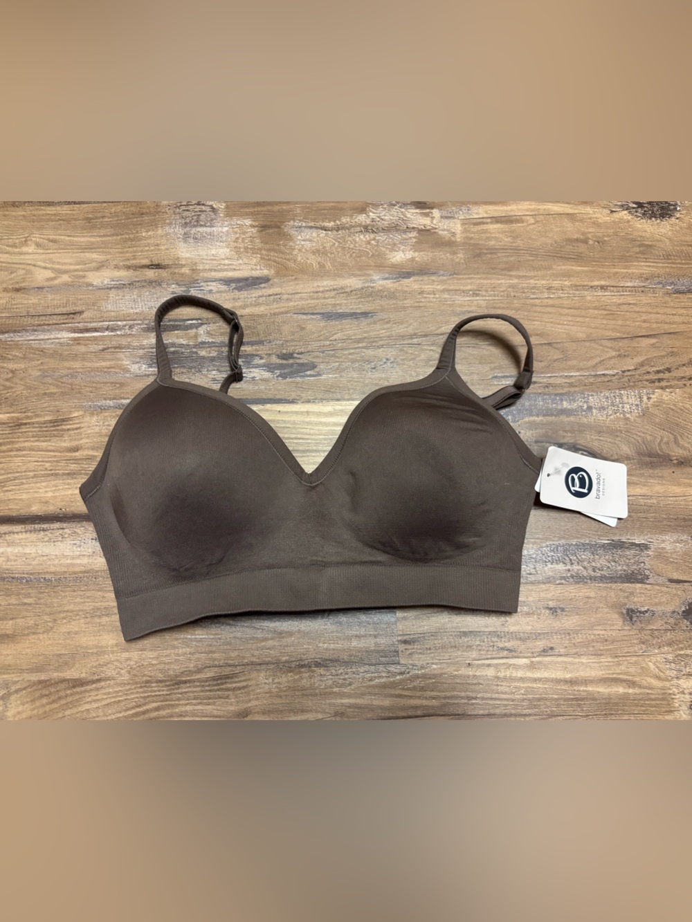 NWT Bravado Designs Seamless Bra Chestnut Size Large
